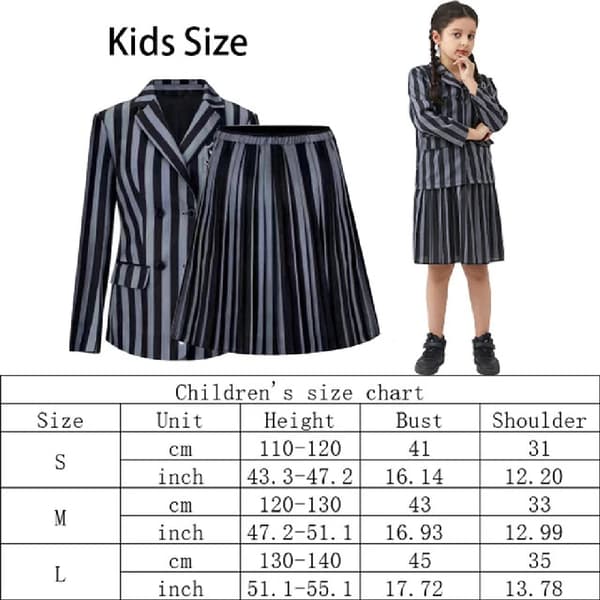 Wednesday Addams Nevermore Academy Cosplay Handskar - Svarta Handskar[JSR] Endast Hand One Size Only Hand