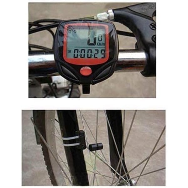 Cykel speedometer, cykelcomputer, multifunktionelt cykeltilbehør