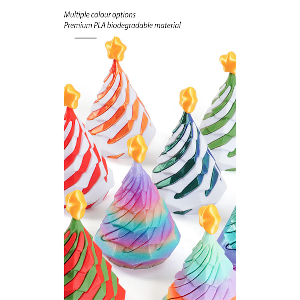 3D-printet juletræ Fidget-legetøj PLA-materiale skrivebordsmodel style7