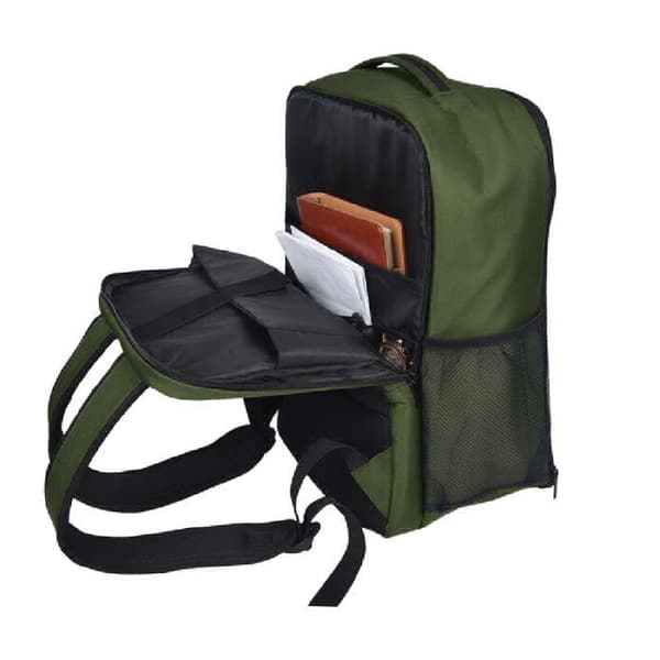 Ryggsäck - CabinFly - Pacemaker - 40x30x20 cm - Khaki - 24L - Vattenavvisande Khaki, black