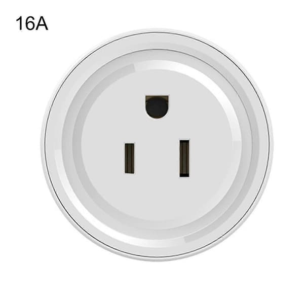 Smart Socket Elstatistik Fjärrkontroll Mini Intelligent WiFi-uttag Trådlös Timerbrytare