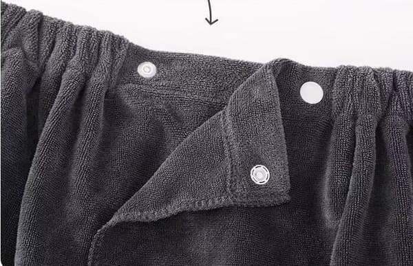 Badhandduk för män Bärbara badshorts Grå grey 30*140
