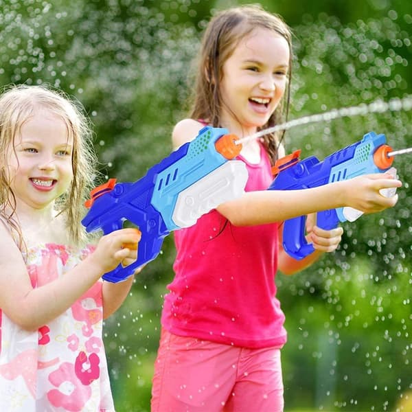 3-pack vattenpistoler för barn och vuxna - 600CC sprutpistoler Super Water Blaster Soaker Lång räckvidd Hög kapacitet Pool Strand Utomhus Vattenleksak