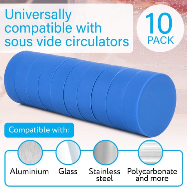 [10-pack] Sous Vide-magneter för att hålla påsar nedsänkta och på plats - Sous Vide-tillbehör
