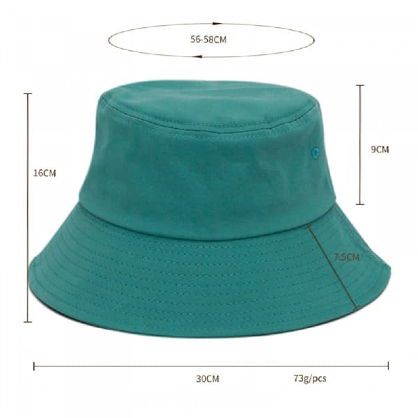 Unisex bomullshatt solhatt fiskehatt for menn og kvinner