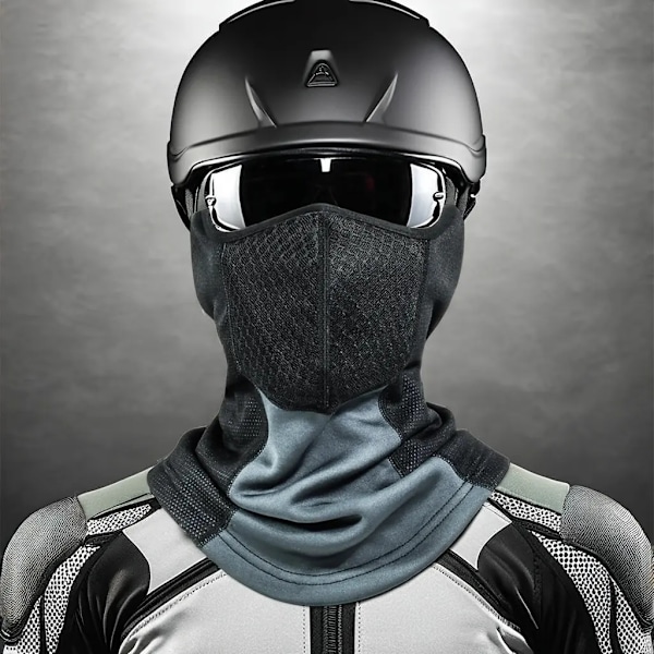 Skjerf 2.5 pm maske sykling utendørsaktivitet ski motorsykkel Grå one size Grey