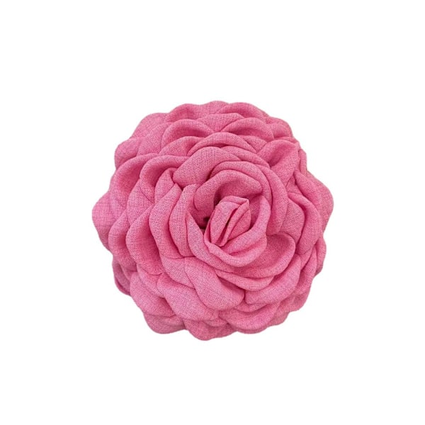 Ros Krabba Blomma Hårklämma SVART 12CM svart black 12cm
