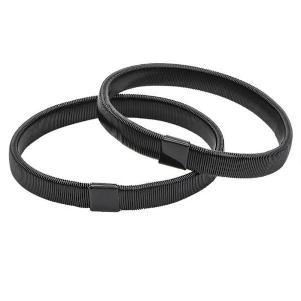 2 st metallarmband Skjortärmshållare SVART 2 ST 2 ST Svart 2pcs-2pcs Black
