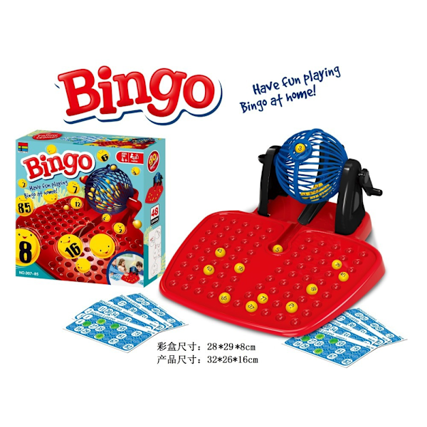 Regal Bingo Deluxe Bingopelisetti Pyöräkehällä, Bingo Palloilla, Päätaululla Bingopelejä Aikuisten Suurelle Ryhmälle red