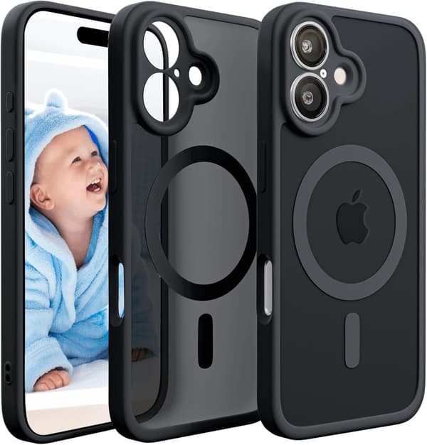 iPhone 16 Cover - Magsafe Frosted Cover black