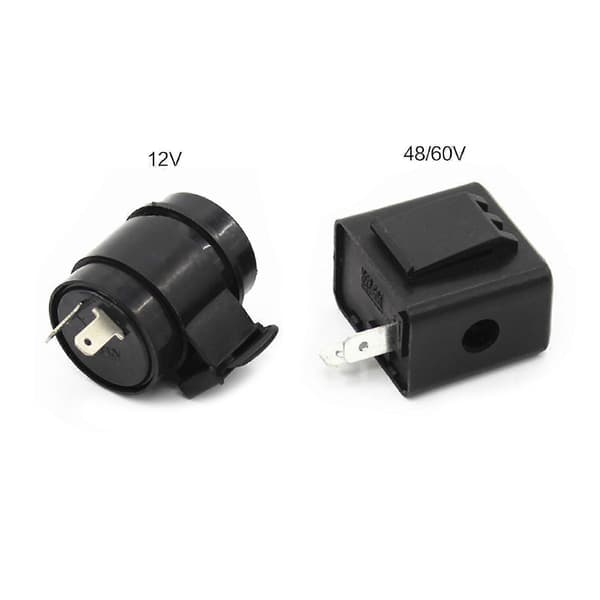 Blinklysrelæ 12V 48V 60V 2-benet Blinklysrelæ Buzzer 48V