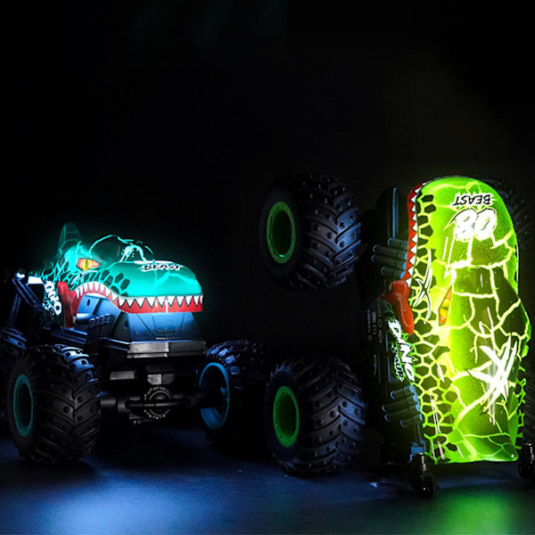 Radiostyrd Bil, 2.4 GHz Haj Monstertruck för Barn Xams Present, 100% Ny B