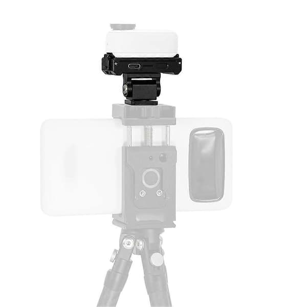 Passer for Insta360 GO3S/3 Magnetisk hurtigutløser kaldsko til 1/4 base multifunksjonsjustering fast feste, B Svart Charging model Black