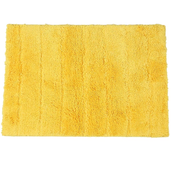 Mattapintainen Imukykyinen Liukumaton Matto Eurooppalainen T-Nauha Kylpyhuonematto Matto Kotiovi 45 x 65cm Keltainen