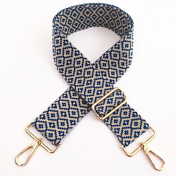 Justerbar taskestrop, skulderstrop, bred Blue