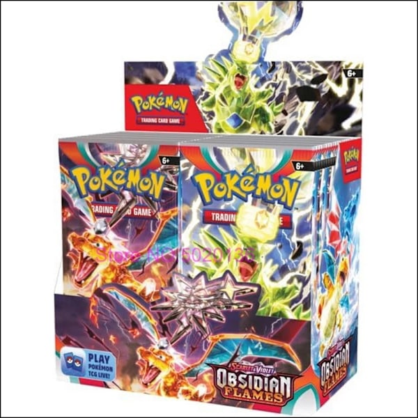 Pokémon-kort TCG: XY Evolutions Forseglede Booster Box sjx Obsidian Flames