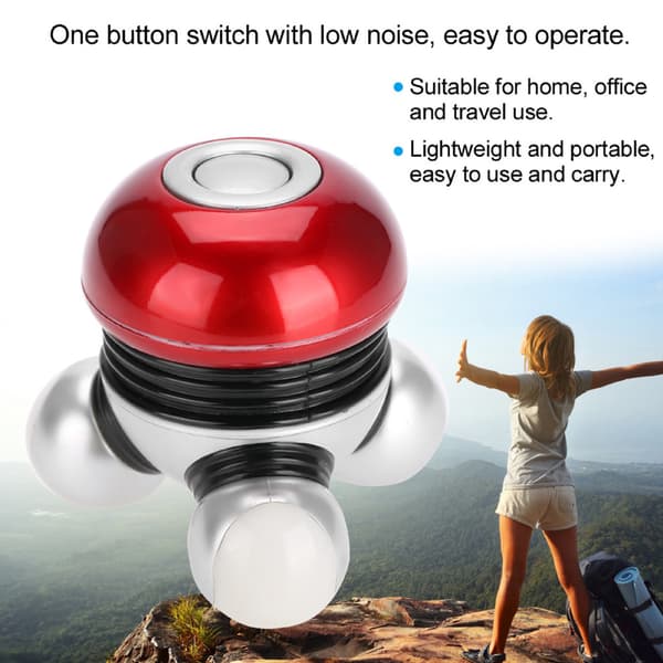Mini Multifunktionel Cervikal Talje Helkrops Vibrations Akupunktur Massager