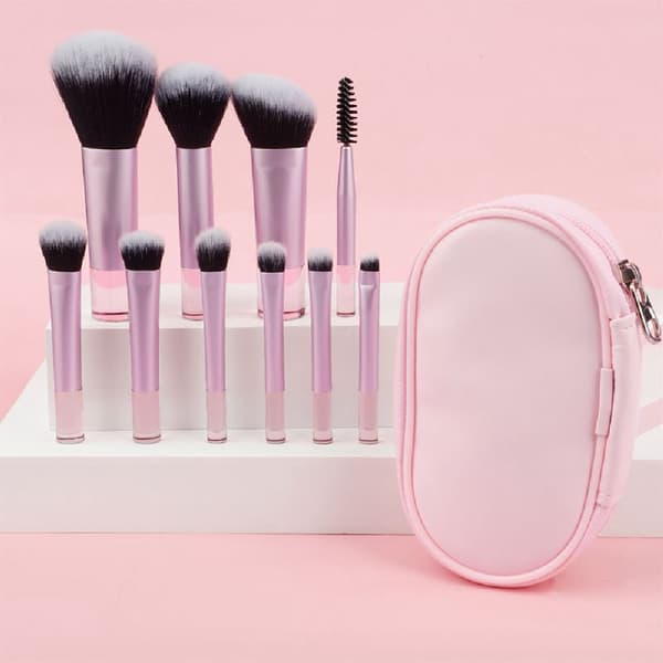 TECHNIQUE PRO PETITE GLOW BRUSH REISESETT - ROSA
