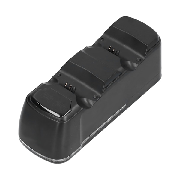 Laddningsstation för PS4-handkontroll, Dubbel USB-laddare, Svart