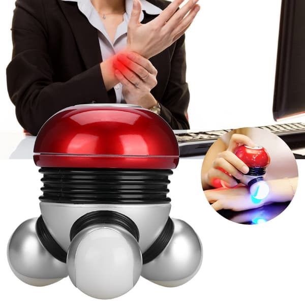 Mini Multifunktionel Cervikal Talje Helkrops Vibrations Akupunktur Massager