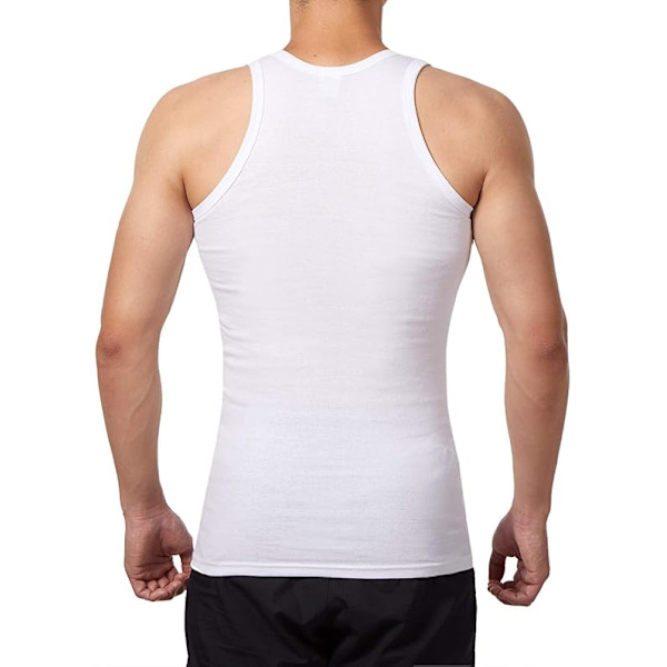 5-pack Herrlinnen 100% Bomull Linne Underkläder (Vit*5 L