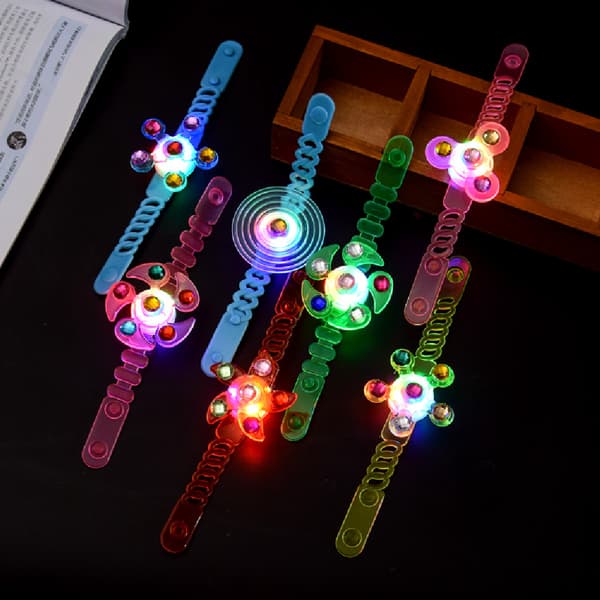 10 stk. lyse fidget-armbånd til barnefester