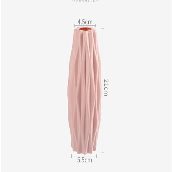 Blomstervaser Pink Dekorativ Moderne Blomstervase til Boligindretning Stuepynt og Begivenheder Ornament 3