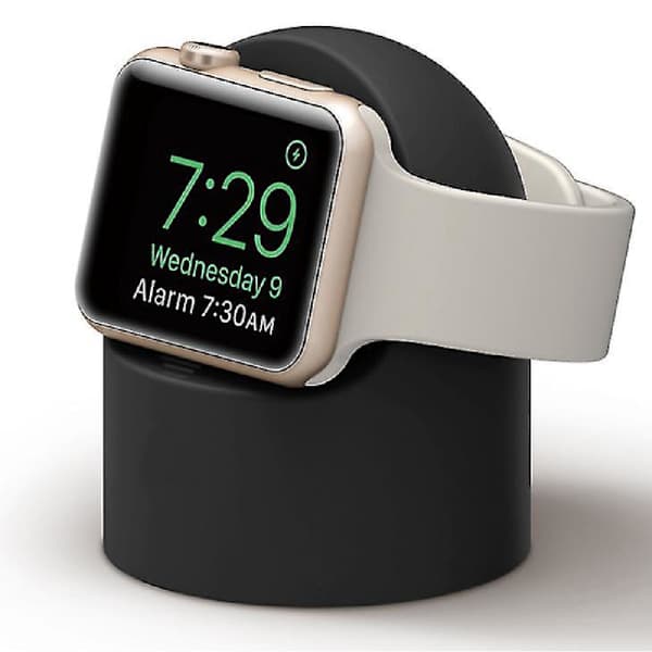 Stasjon for Apple Watch-lader tilbehør ladestativ (svart)