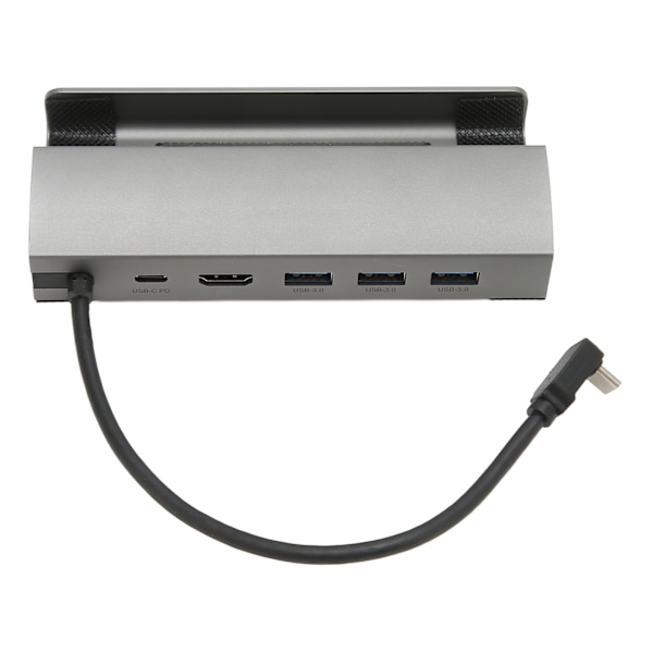 USB-C-dockningsstation 4K 60Hz 3 USB-portar 100W PD RJ45 1000 Mbps USB-C-hubb Multipel adapter för Valve Steam Deck