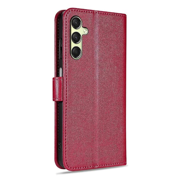 AZNS Sauehudtekstur Flip Case Rød For Samsung Galaxy A16 5G Red