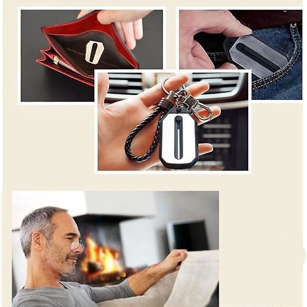 Lesebriller Alt-i-ett Nøkkelring Clip Neselesebriller, Mini Lesebriller Benløse Bærbare Lesebriller For Eldre 3