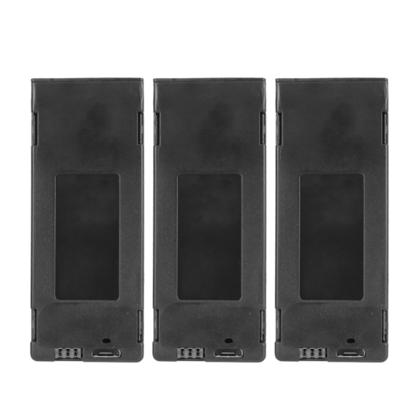3 st Drönare Litiumbatteri 1800MAH 3.7V Uppladdningsbart Quadcopter Drönarbatteri för E88 E88Pro E100 E99 K3 K6 E89 P1 P4 P5