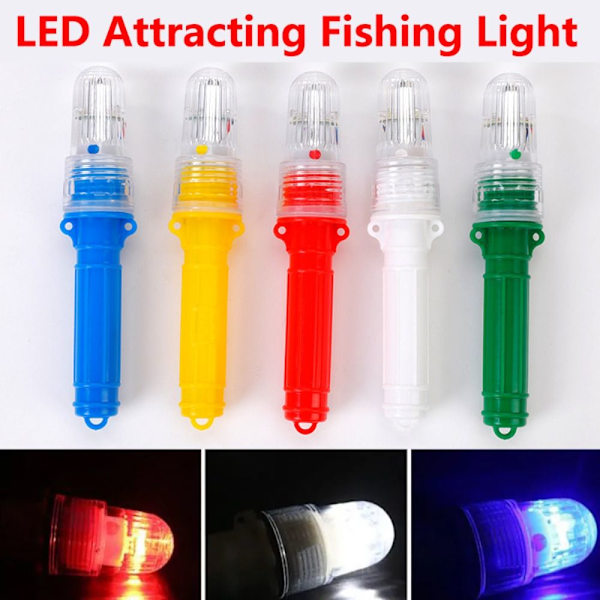 LED fiskeljus Bojsignallampa GUL yellow