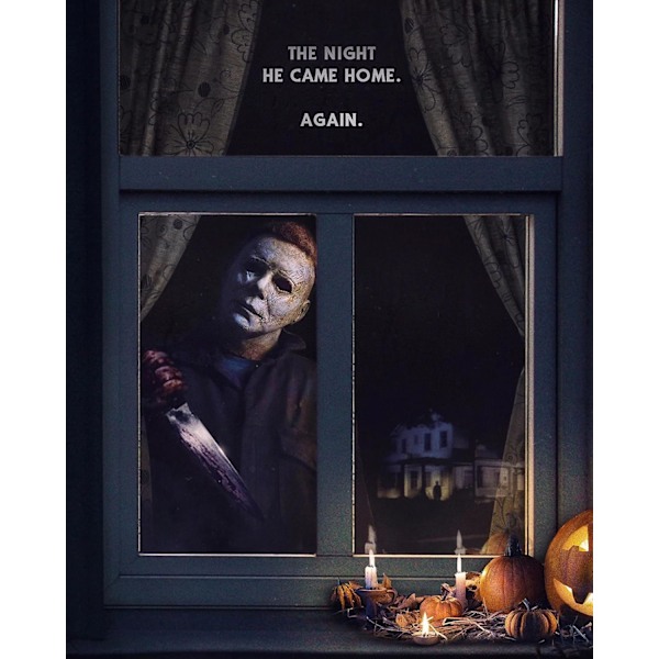 Halloween-naamio, Michael Myers -naamio, lateksikauhumaski aikuisille, pelottavat hirviönaamiot