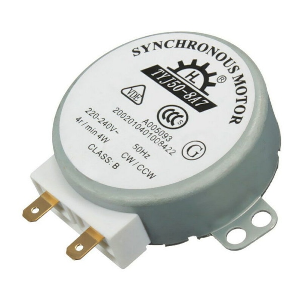 TYJ50-8A7 220-240V AC 4R/Min CW/CCW 50Hz Motor for Mikrobølgeovn