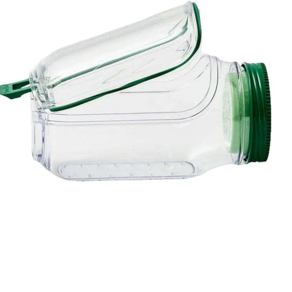 Lekkasjesikker salatbeholder i plast (grønn)