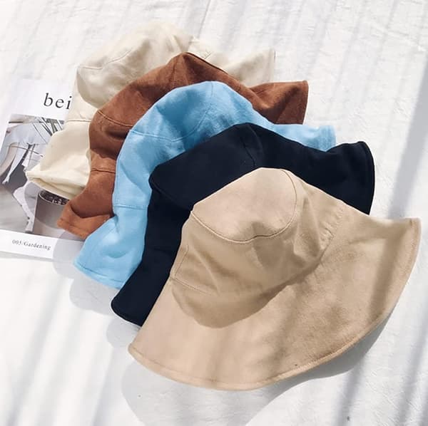 Dam Sommar Solhatt Bred Brätte Resa Vikbar Solhatt UV-skydd Strandhatt 100% Bomull Utomhuskeps