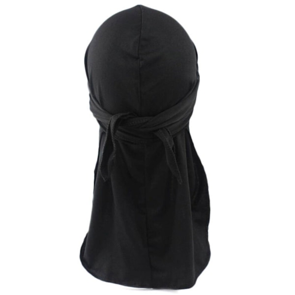Durag - Bandana - Do-rag musta Useita värejä Black Svart