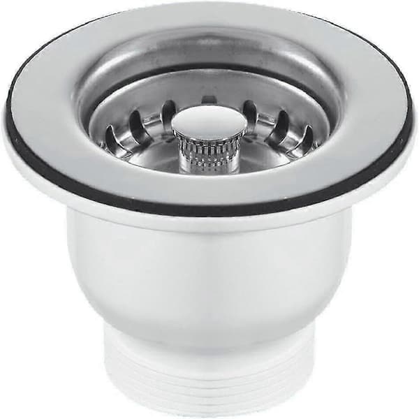 85mm Krom Belfast Vask Kurv Si Affald - Passer til 60mm Hul - q36/YY
