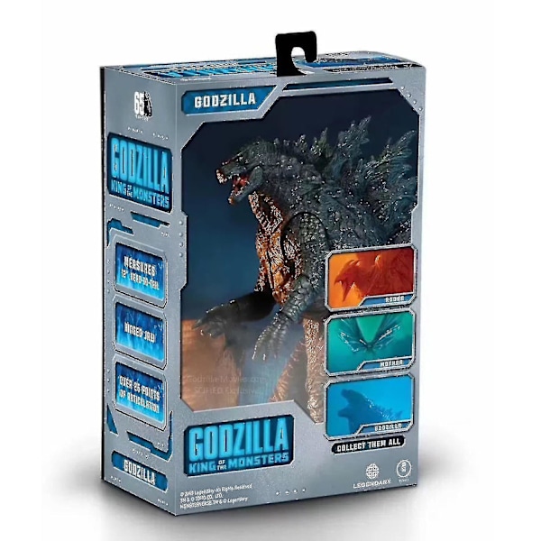 Neca Godzilla King of Monsters 2019 Filmversion Boxad 7-tums Actionfigur Leksaker