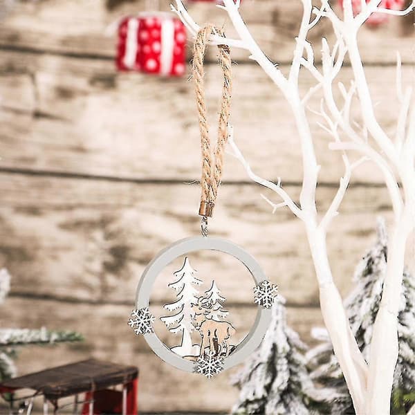 Snöflingor Renar Dekorationer Julklappar Berlocker Fönster Väggprydnad