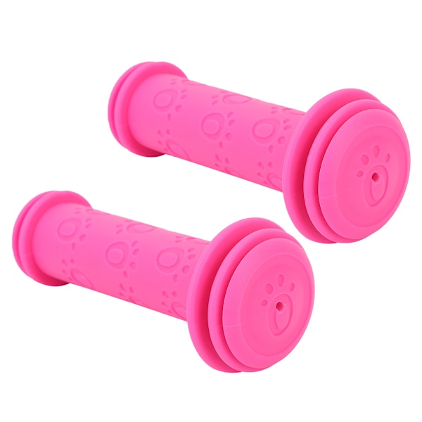 Barncykel Scooter Handtag Anti-Halk Grepp Cykelstyre Grepp (Roseröd) 0.6