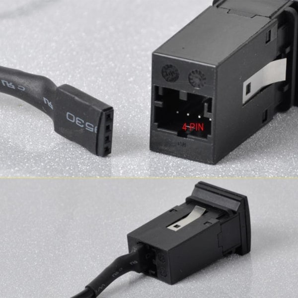 AUX-lydkabelstik med ledning til VW Golf MK5 MK6 Jetta RCD310