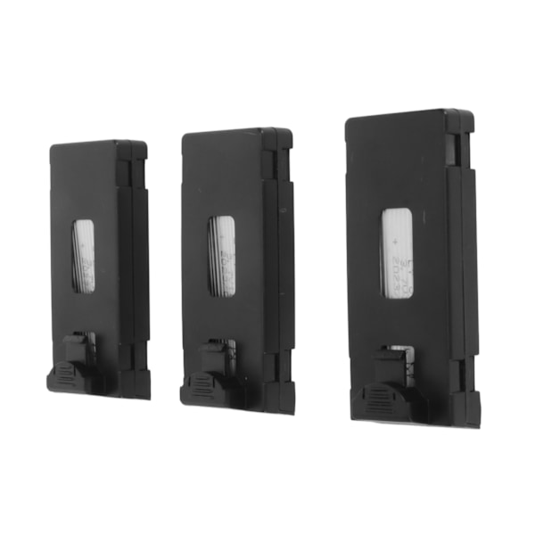 3 STK. Drone Litiumbatteri 1800MAH 3.7V Genopladeligt Quadcopter Drone Batteri til E88 E88Pro E100 E99 K3 K6 E89 P1 P4 P5