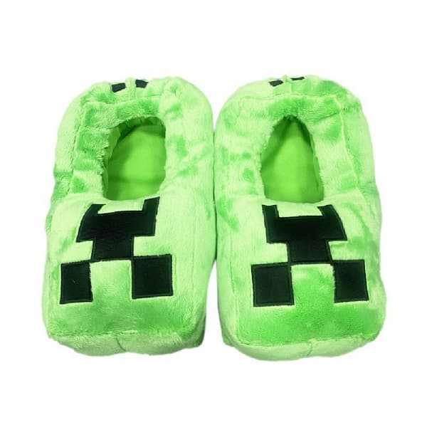 Minecraft Tøfler Grønn (20-36) Grønn