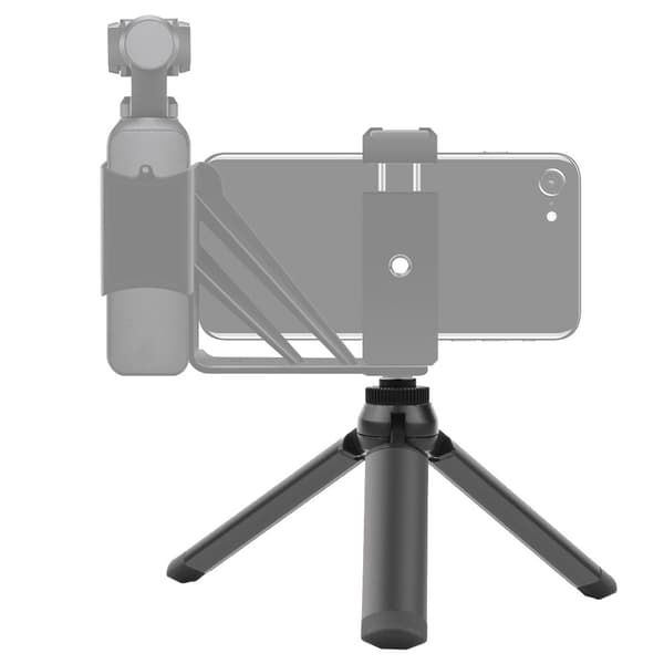 Mini håndholdt stangbordstativholder i metall med adapter for DJI Osmo Action Camera
