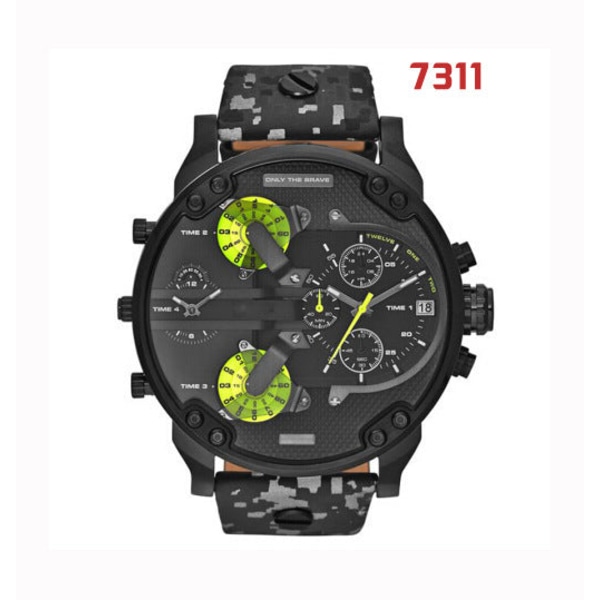 Ur Personlighed Stort Urskive Ur Trend Metal Quartz Ur 7312 steel strip