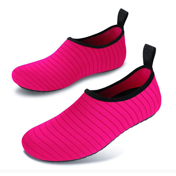 (Storlek: 36/37) Badskor dam herr strandskor surfskor Rose Red 36/37 Rose Red