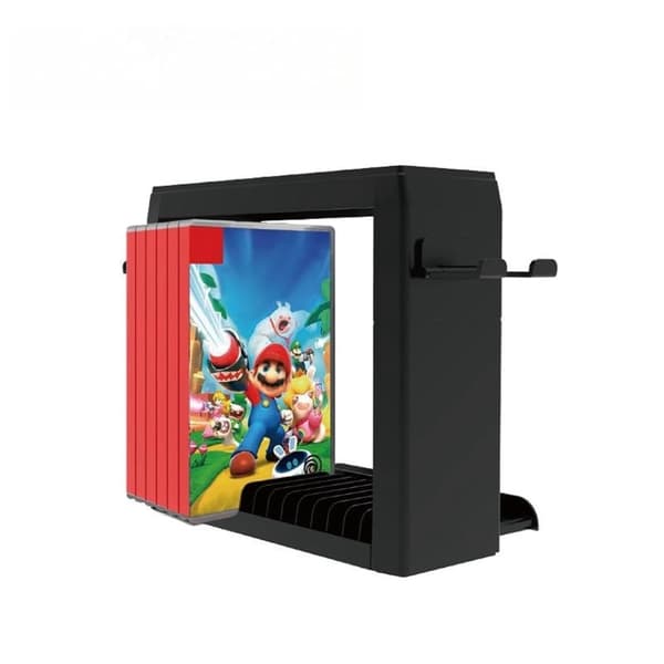 Spelkonsol Gamepad Förvaringstorn Stativ för Nintendo Switch OLED, Svart Black