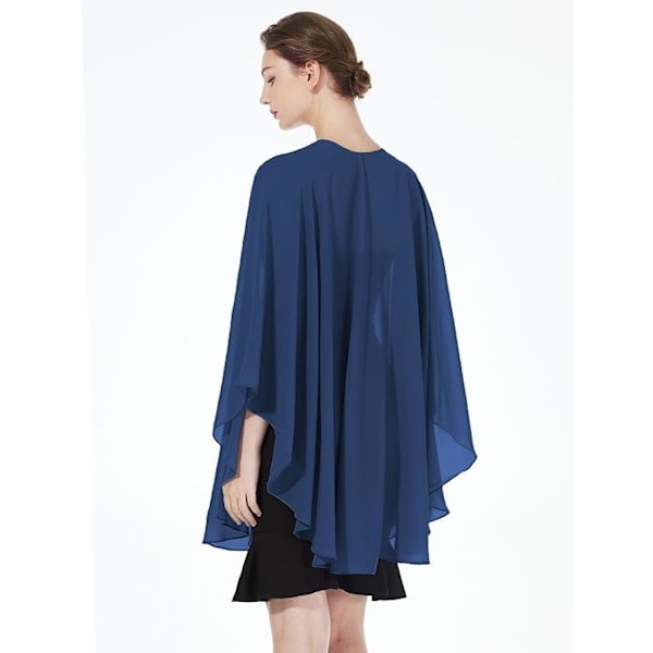 Chiffon Sjal Stola Bolero Dame til Aftenkjole Festlig Bryllup cream-colored